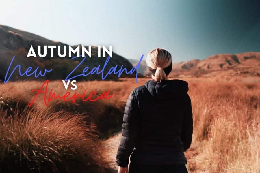 Autumn in New Zealand vs America